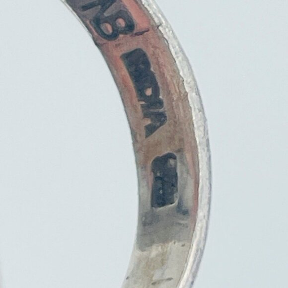 Artisan Rhodonite Garnet Moonstone Ring Size 9 Sterling Silver Bezel Set Stones - Picture 9 of 10